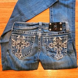 Miss Me bling cross jeans size 25